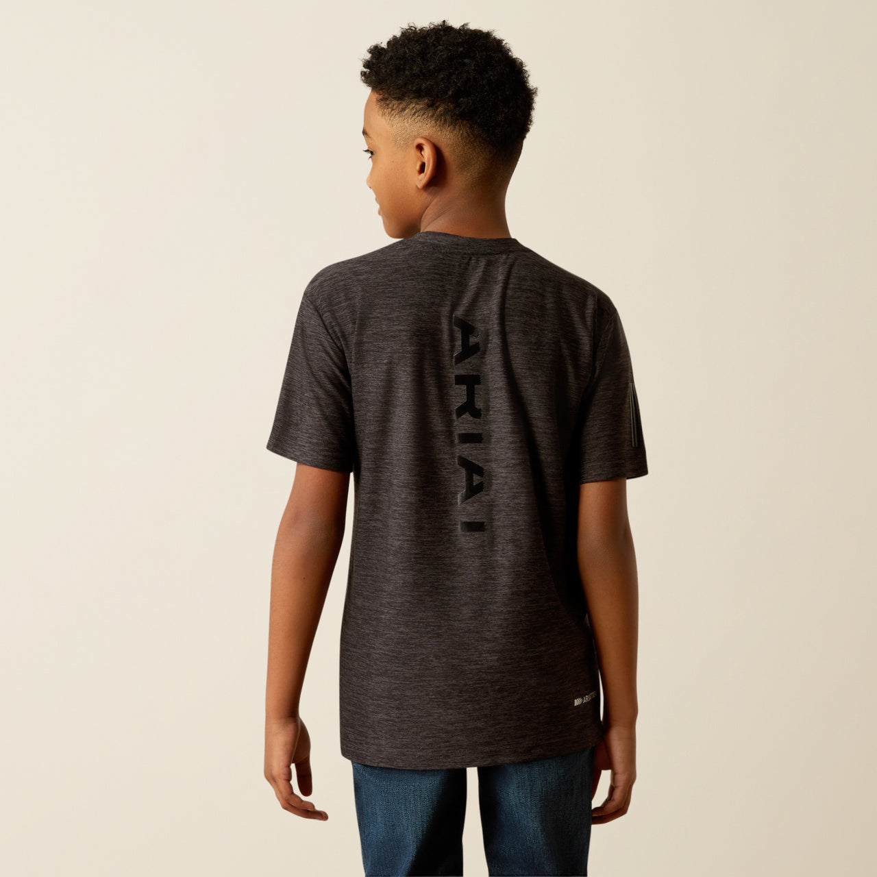 Boys AriatTEK Black Tee