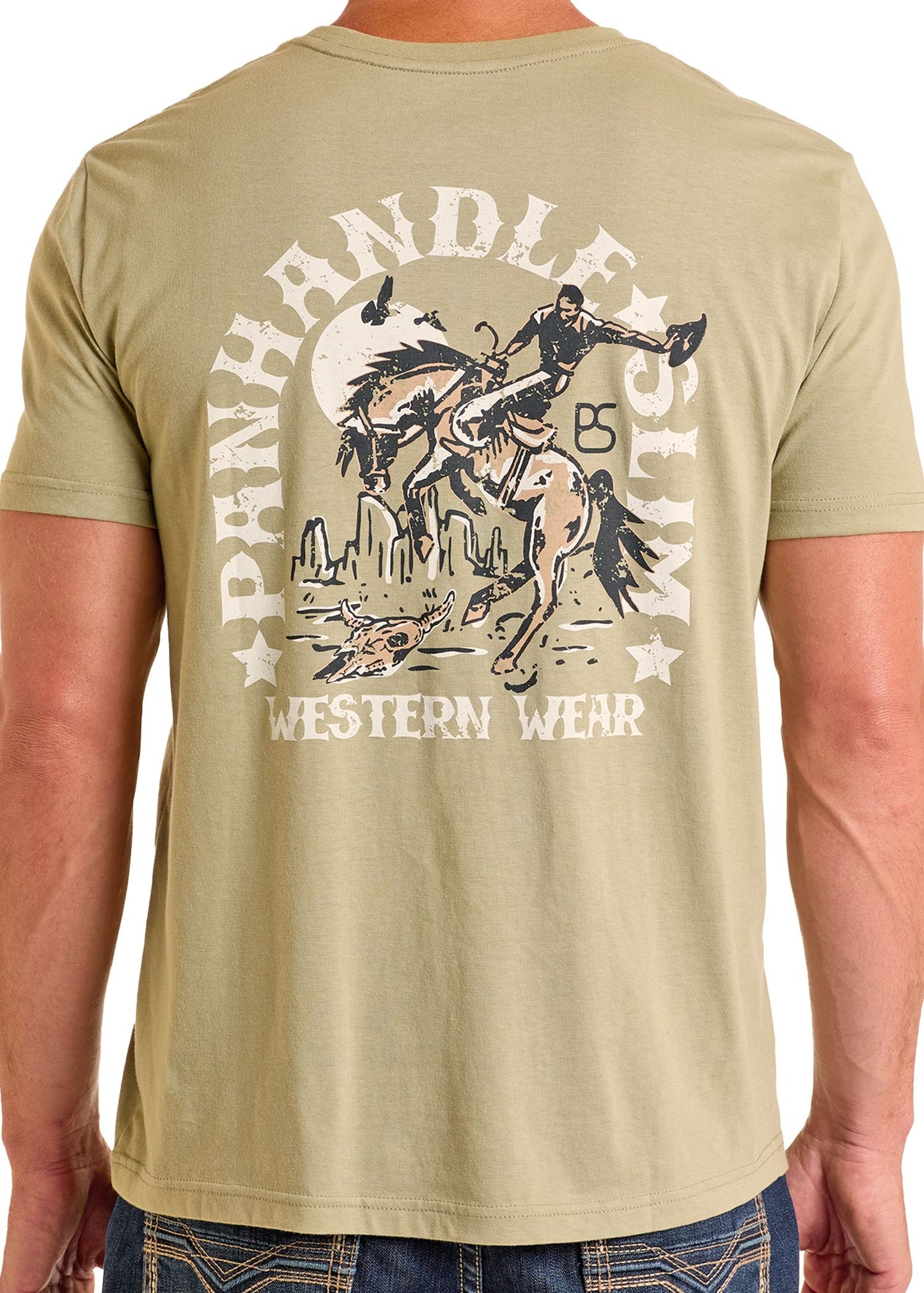 Panhandle Slim Bucking out West (6596)