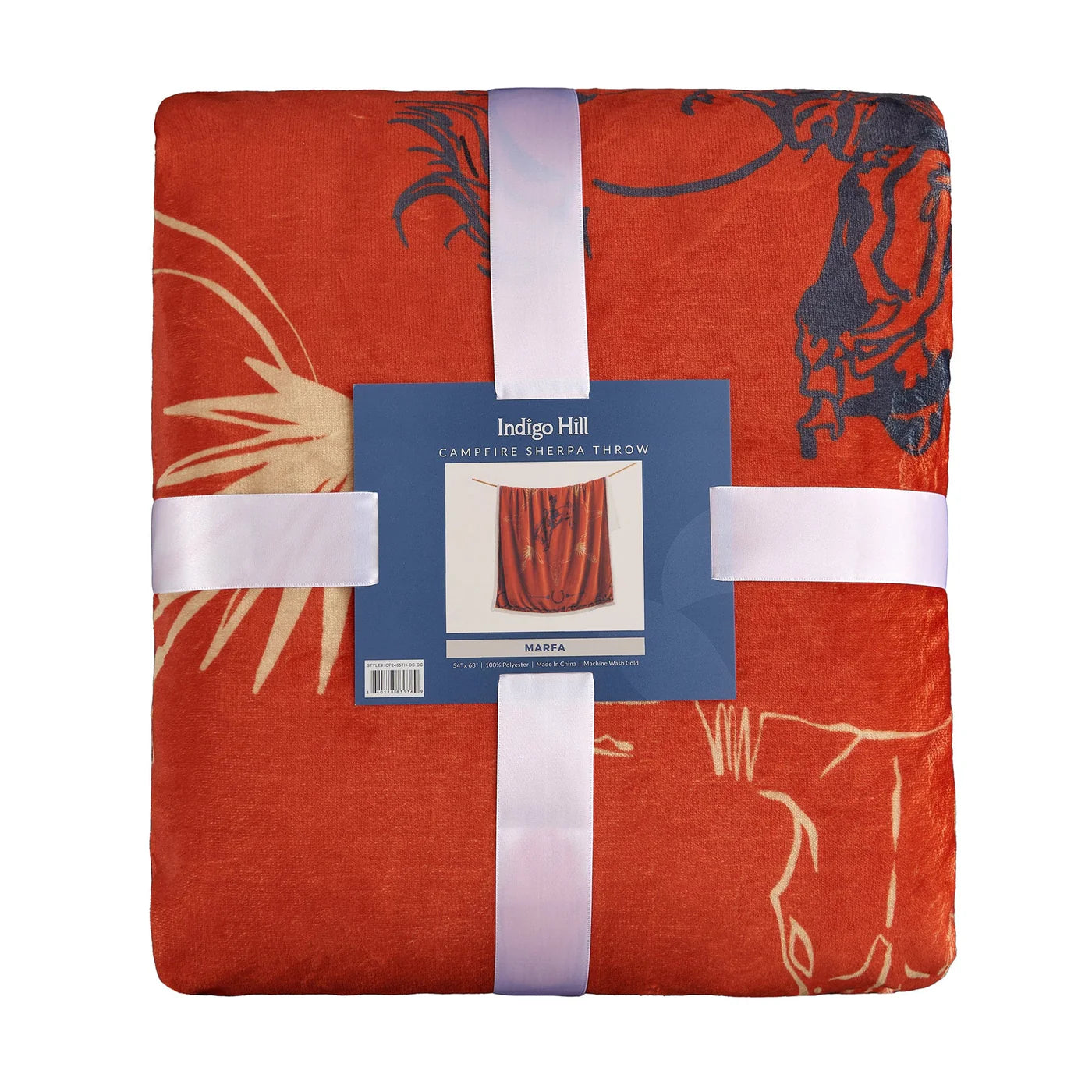 Marfa Campfire Sherpa Throw