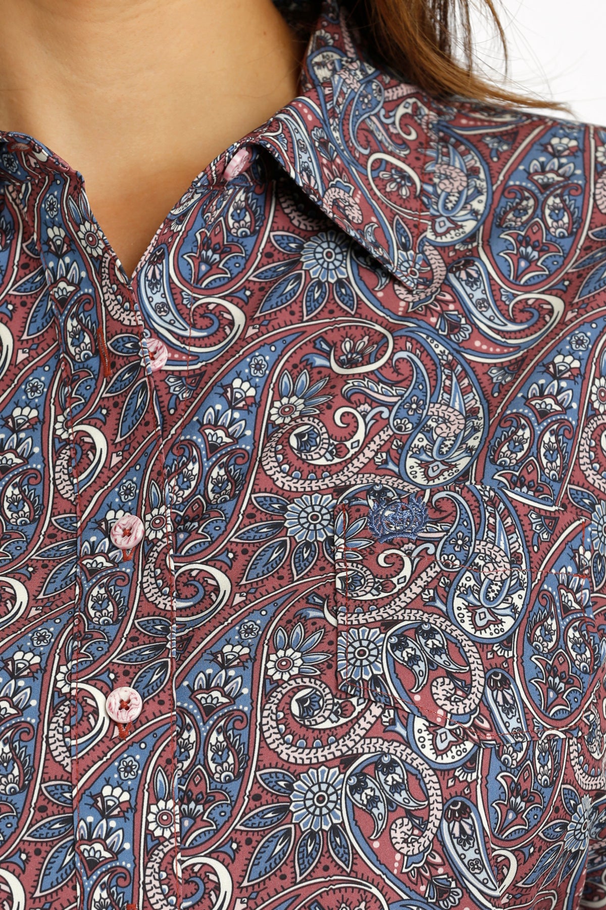 Women’s Cinch Burgundy Paisley (3024)