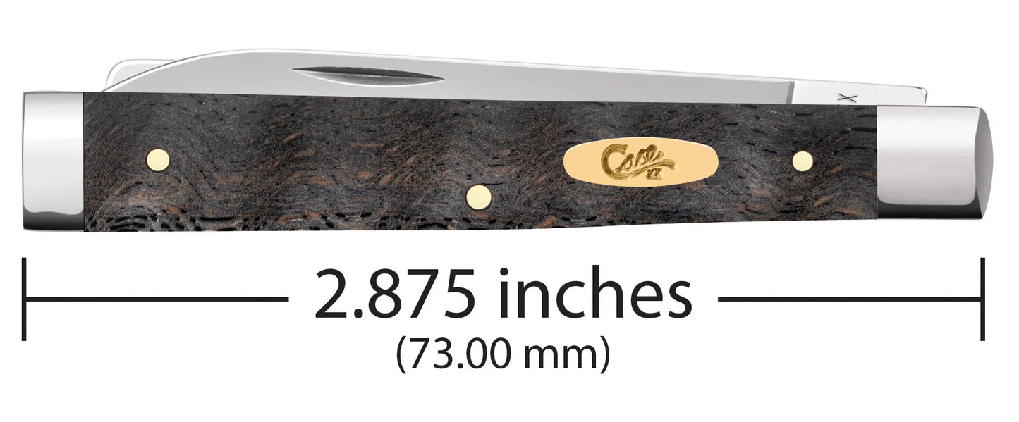 Smooth Black Curly Oak Wood Baby Doc (14007)