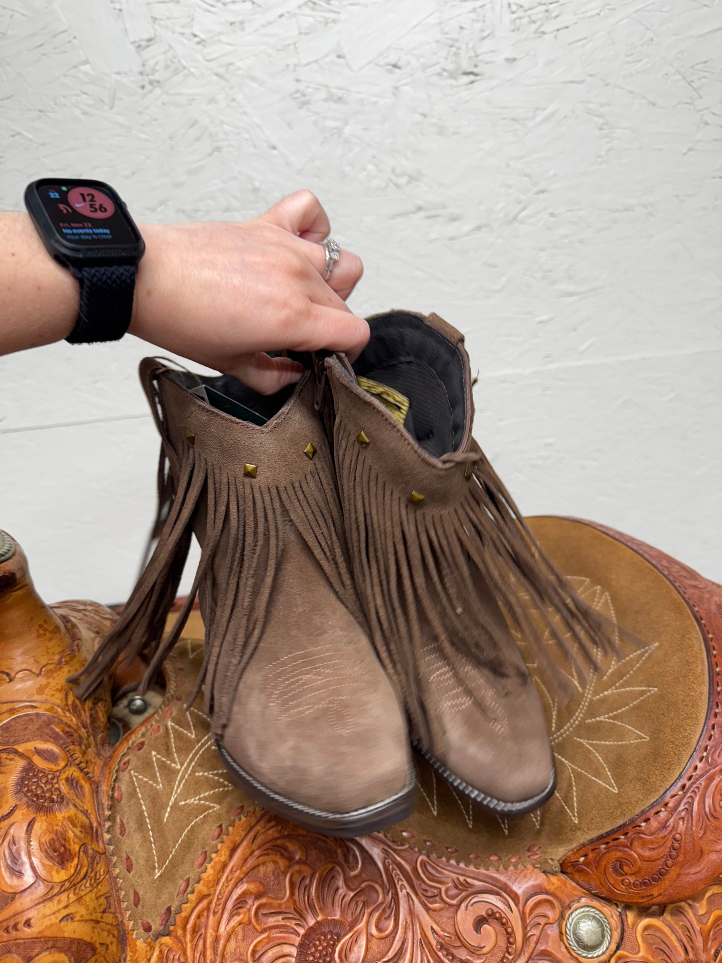 Fringe Booties
