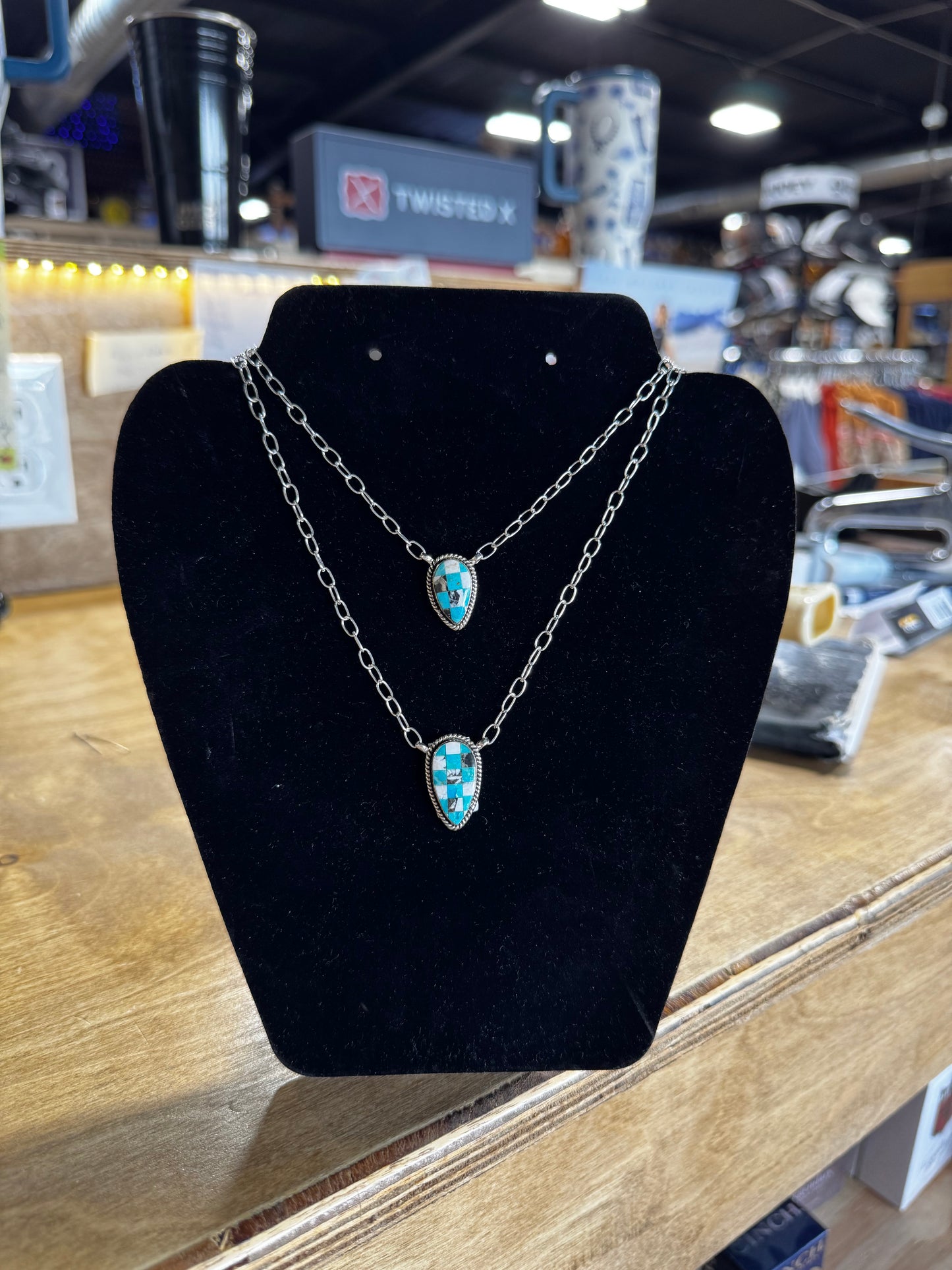 Checkered Necklace