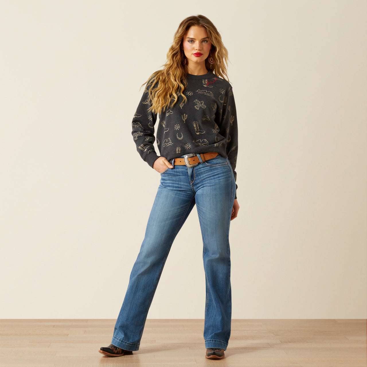 Western Vibes Sweatshirt (2737)