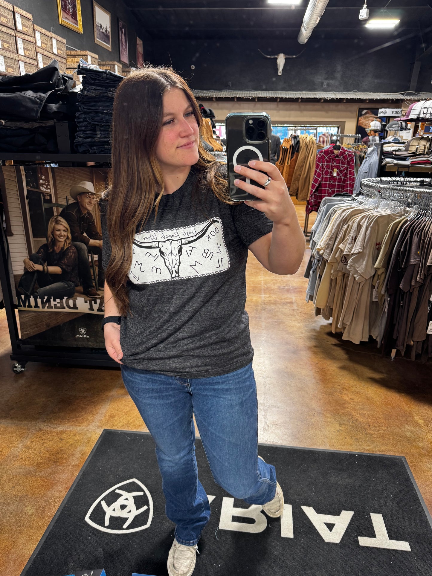Frost Ranch Wear Longhorn Tee