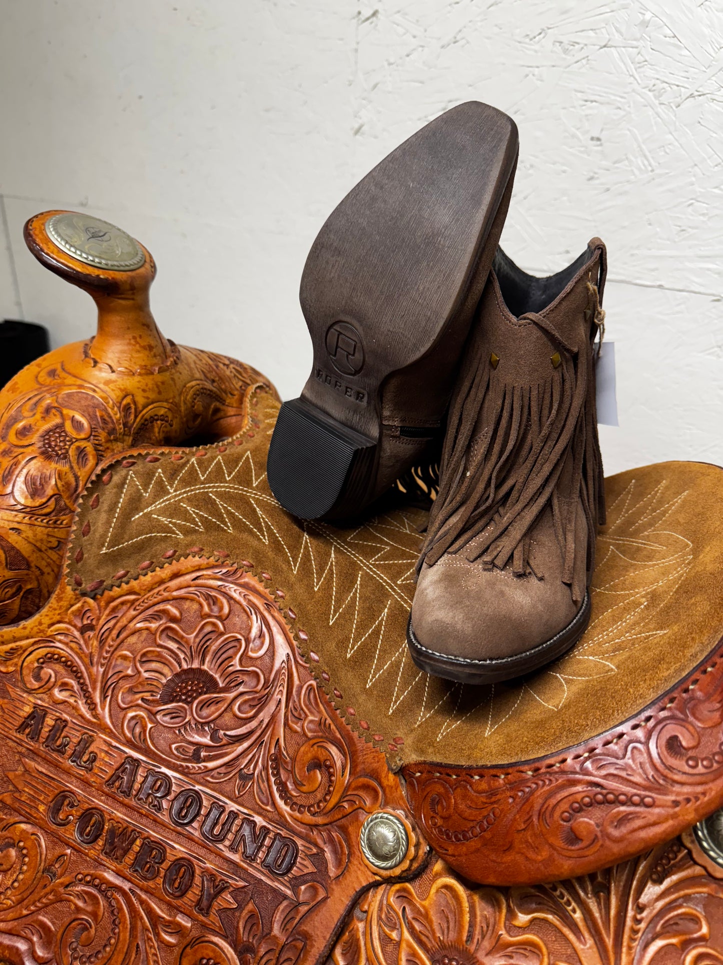 Fringe Booties