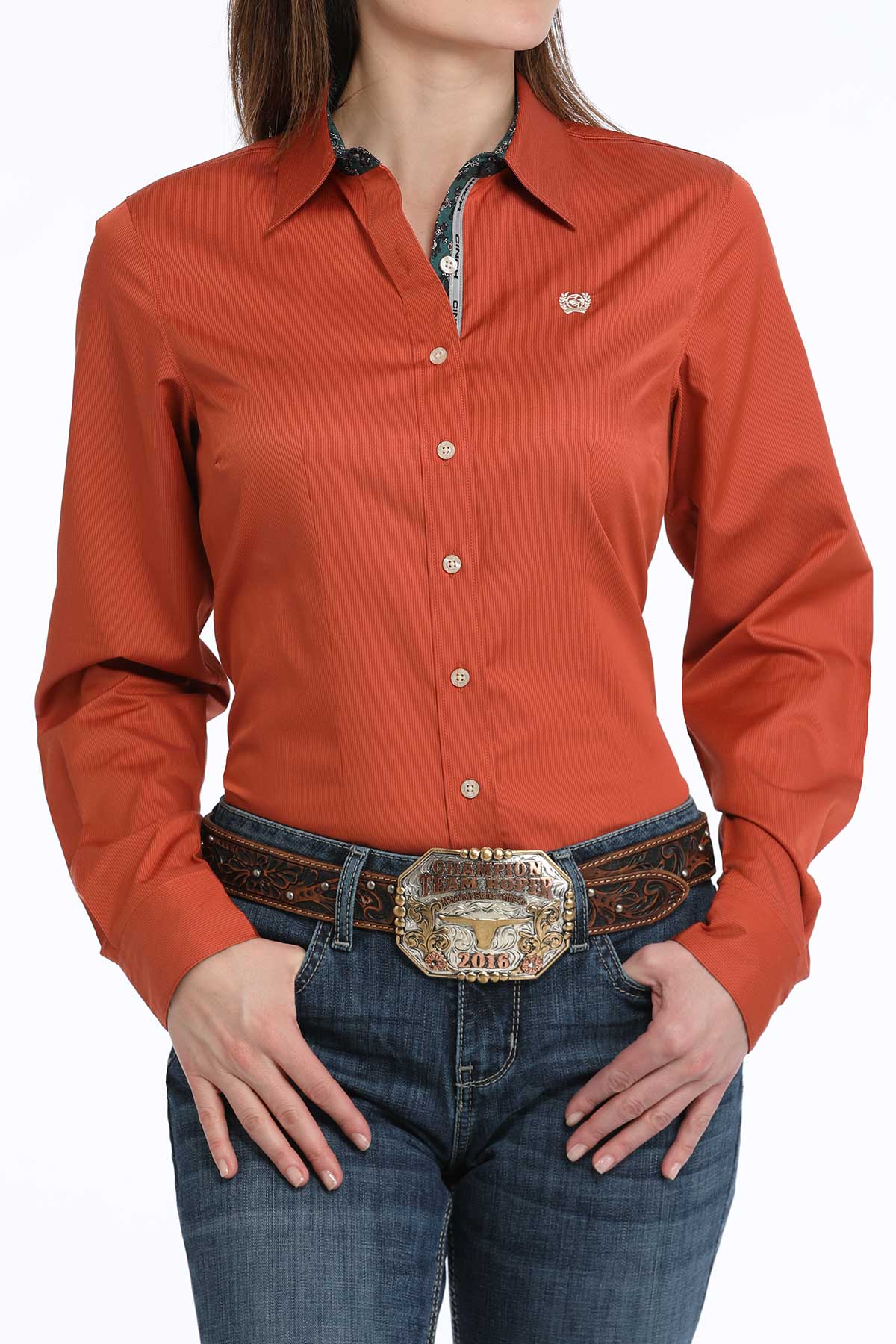 Women’s Copper Striped Shirt (5063)