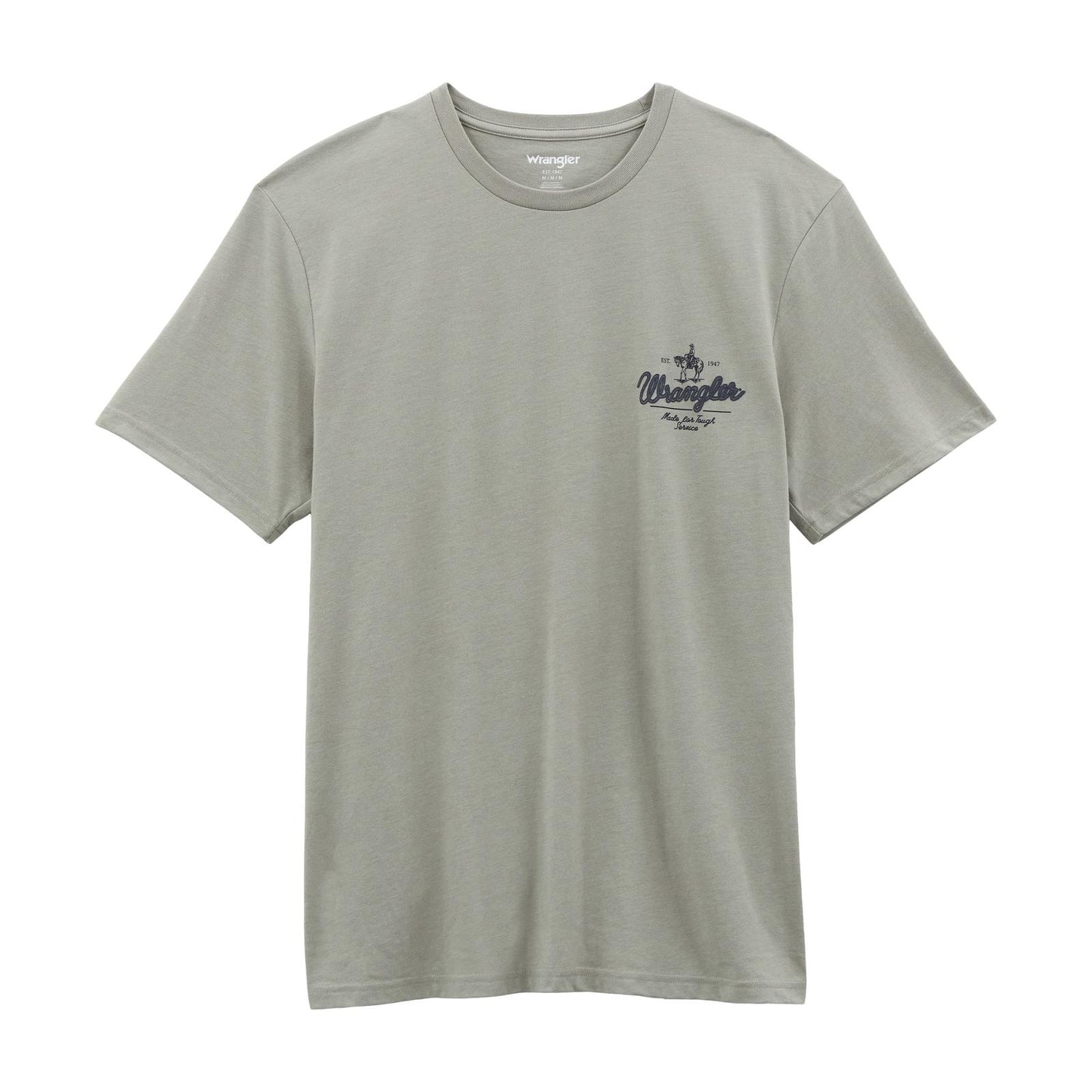 Wrangler® Graphic Short Sleeve T-shirt - Regular Fit - Limestone Heather