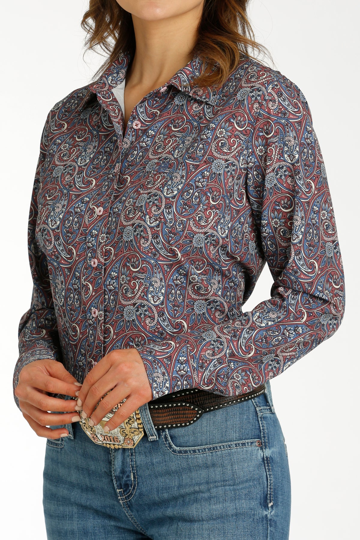 Women’s Cinch Burgundy Paisley (3024)