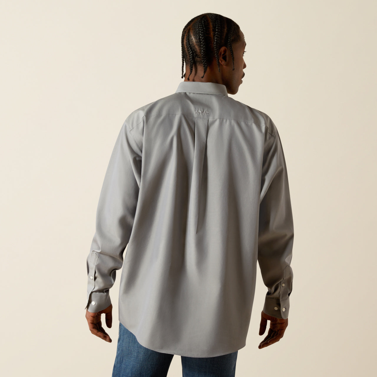 Men’s Ariat Solid Grey WF Shirt (2526)