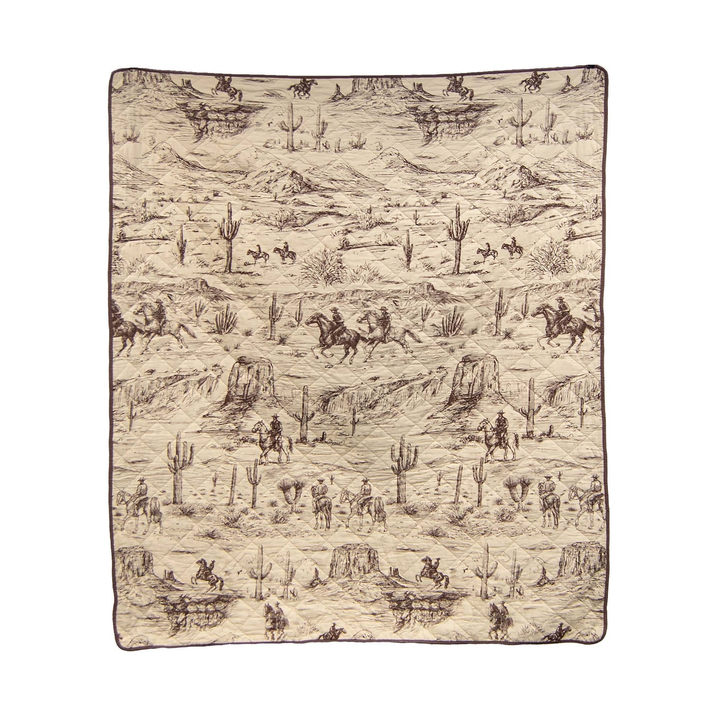 Donna Sharp Cowboy Cotton Quilted Bedding Set: King