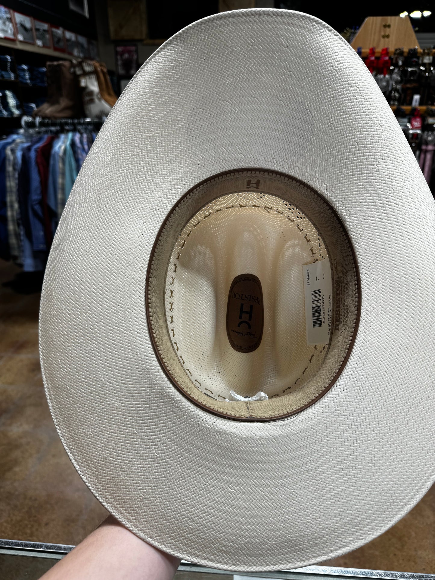 Resistol Black Ridge Straw Hat