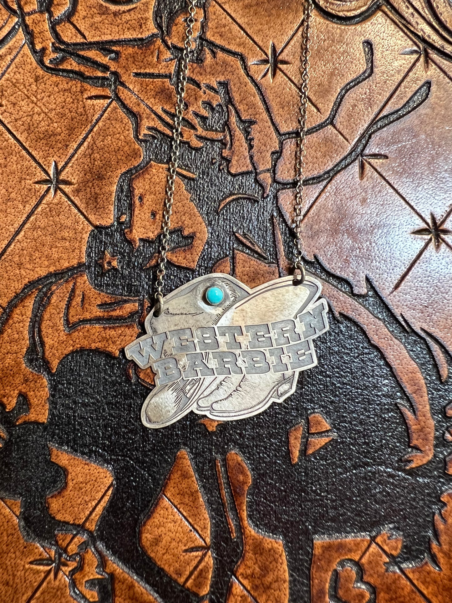 Western Barbie Necklace