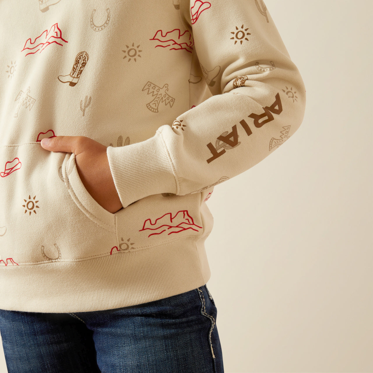 Ariat Girl’s Stamped Hoodie (2845)