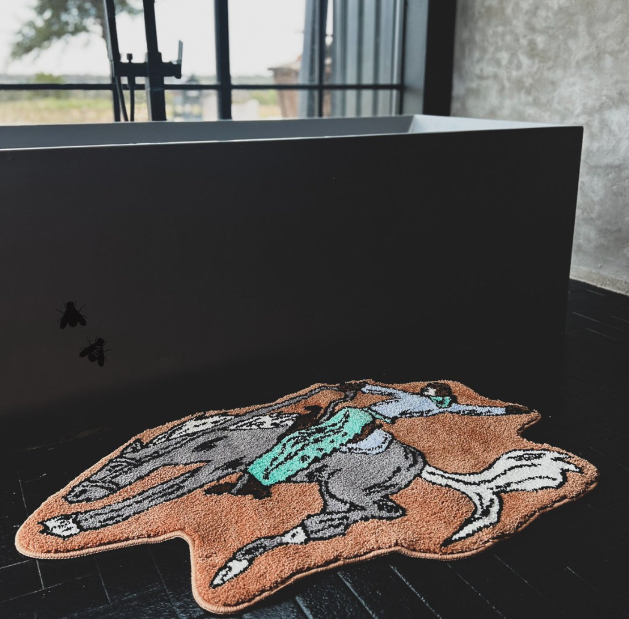 Bronc Buster Rug