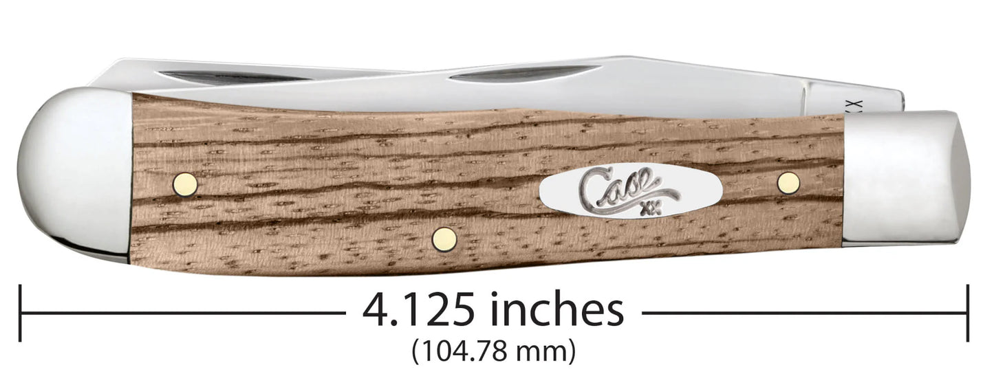 Smooth Natural Zebrawood Trapper (25141)