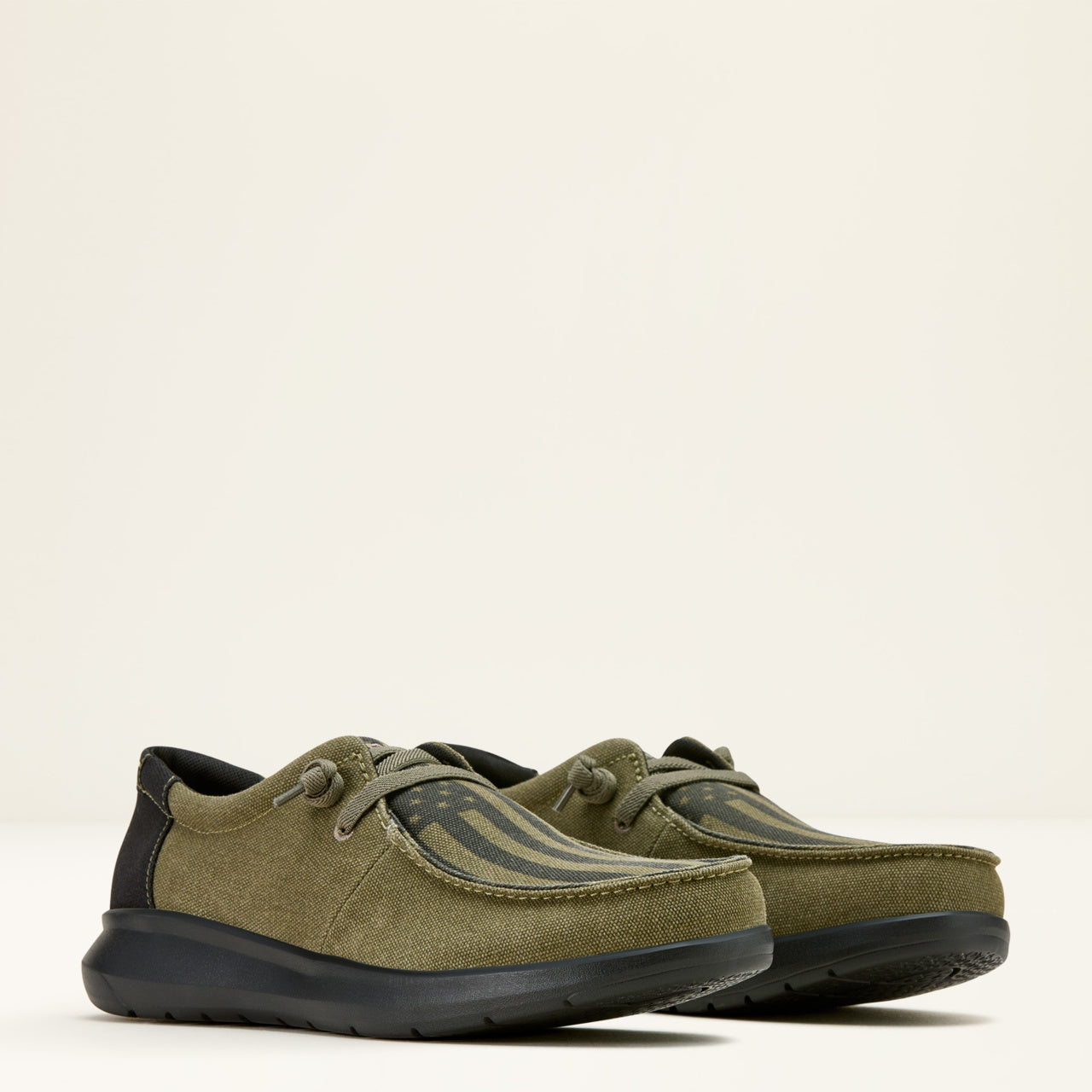 Men’s Dusted Olive American Flag Shoe (1214)