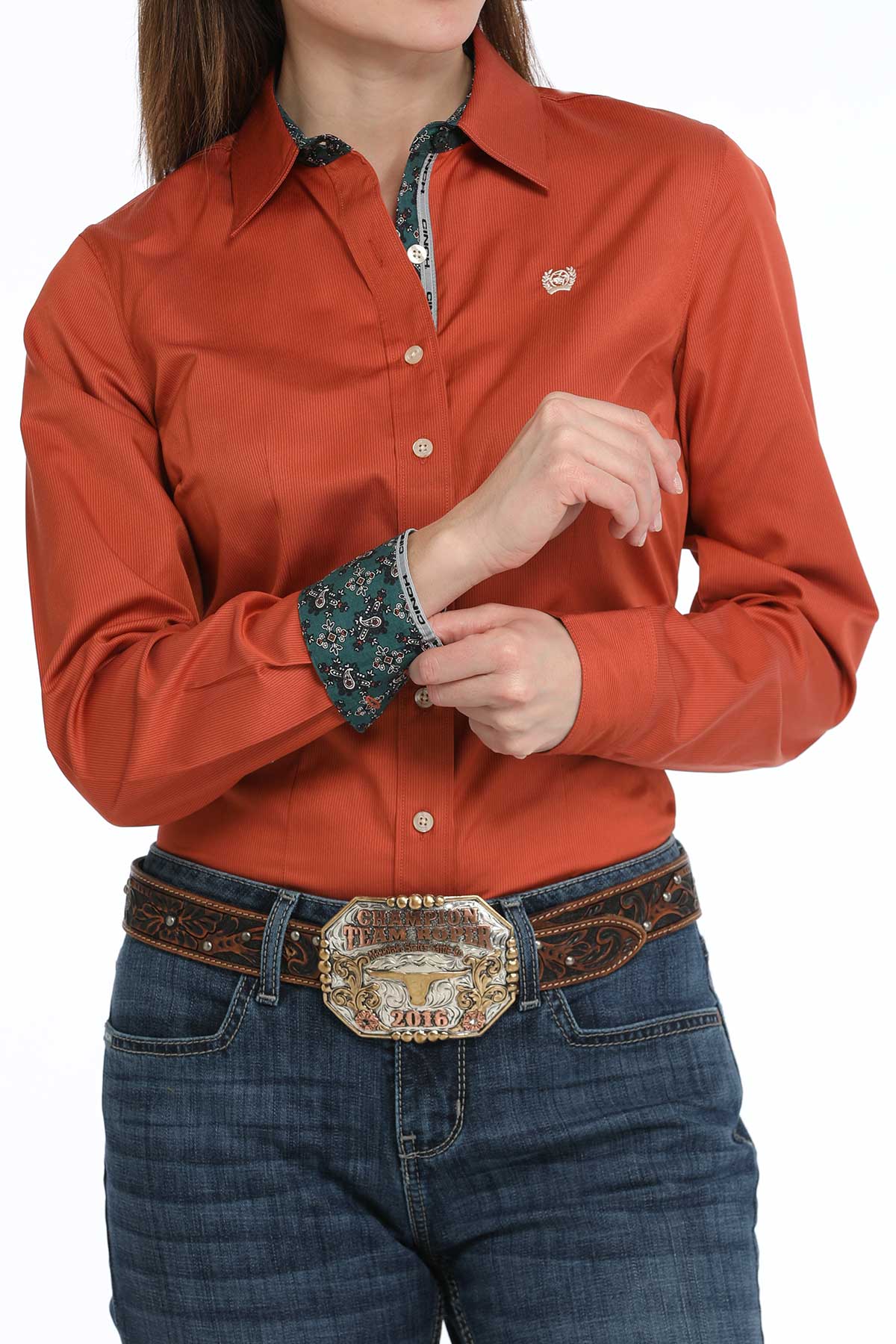 Women’s Copper Striped Shirt (5063)