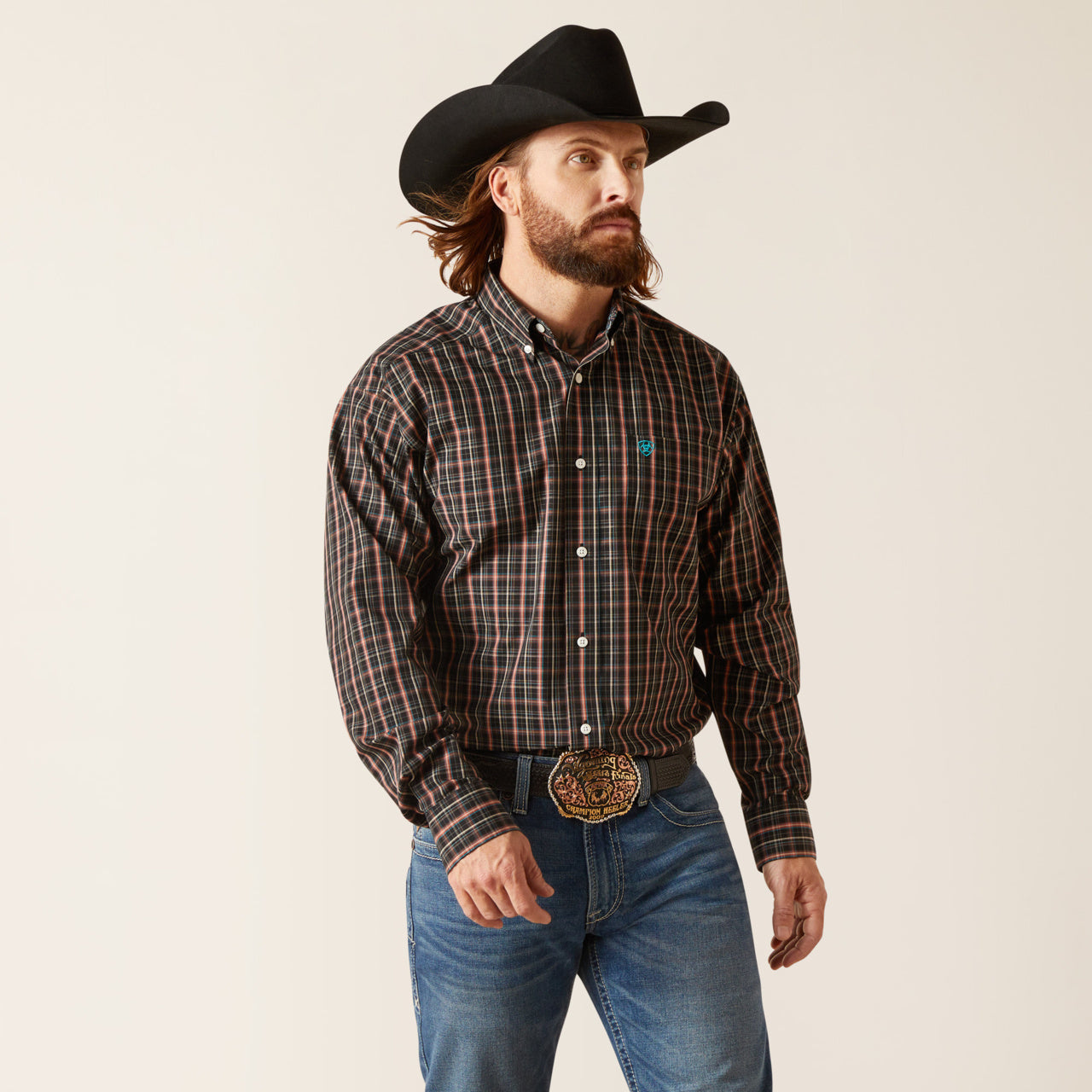 Ariat Men’s Wrinkle Free Gaven LS Shirt (7344)