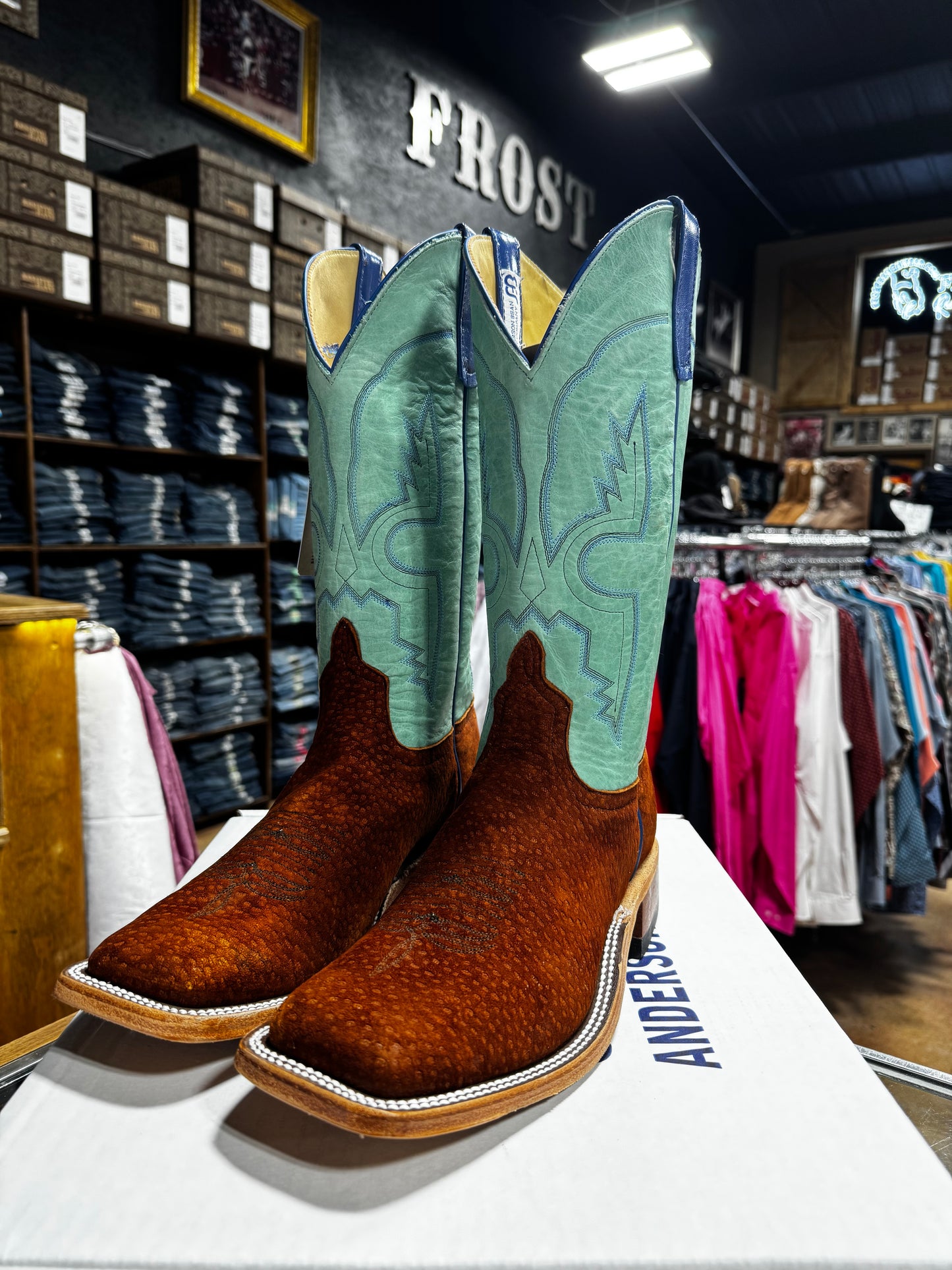 Anderson Bean Rust Carpincho Boots (339986)