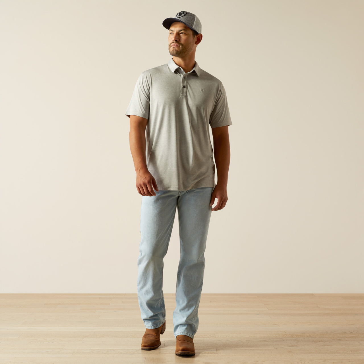 Ariat Grey Polo (8858)