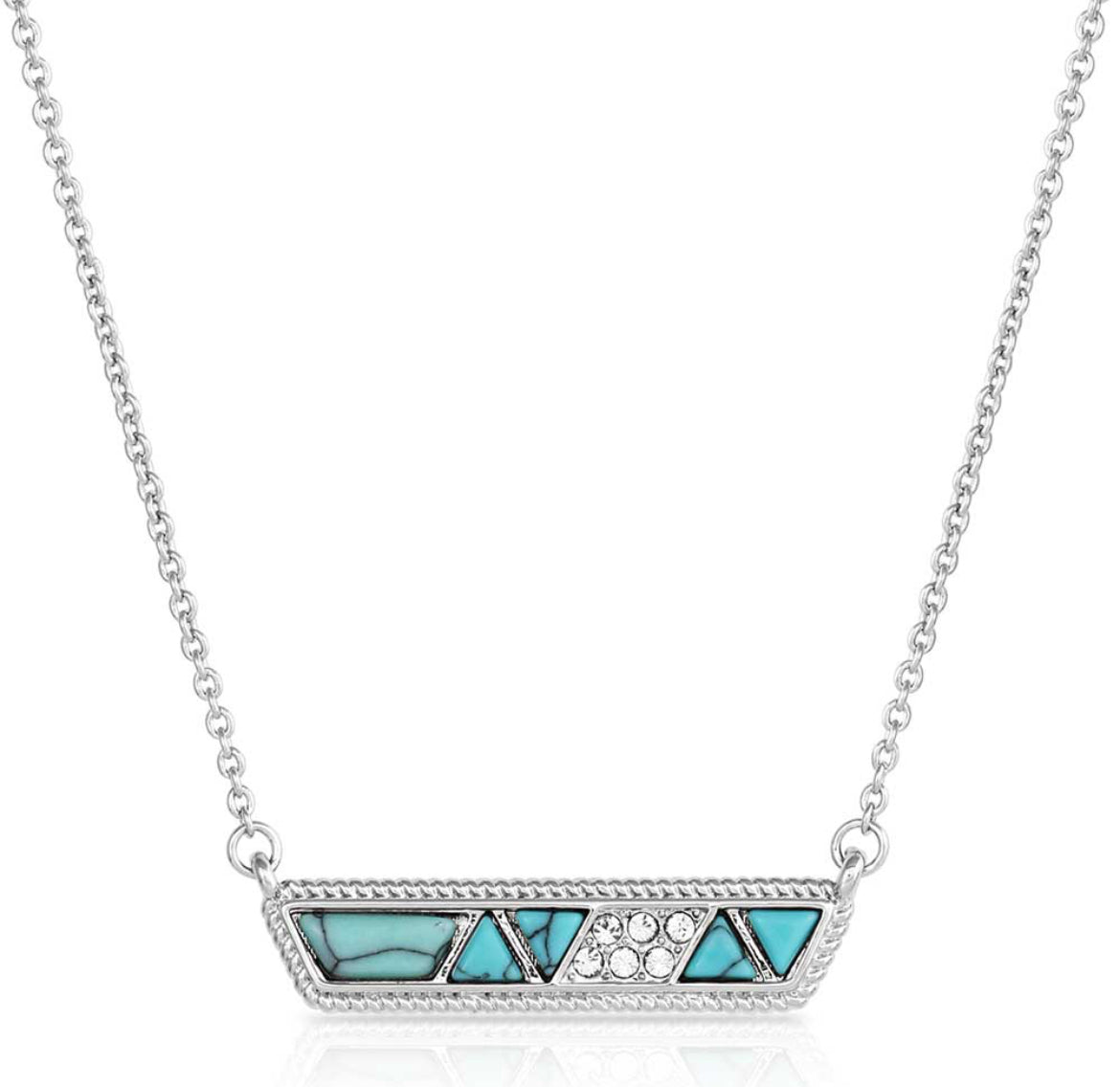High Noon Cobblestone Bar Necklace