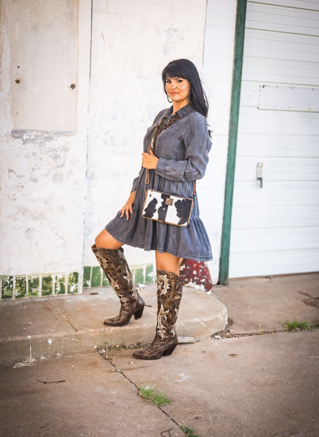 Cowhide Claire Crossbody (30454)