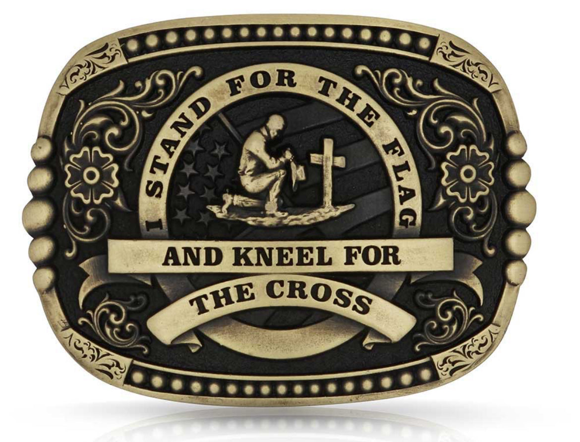 Kneel For The Cross Buckle