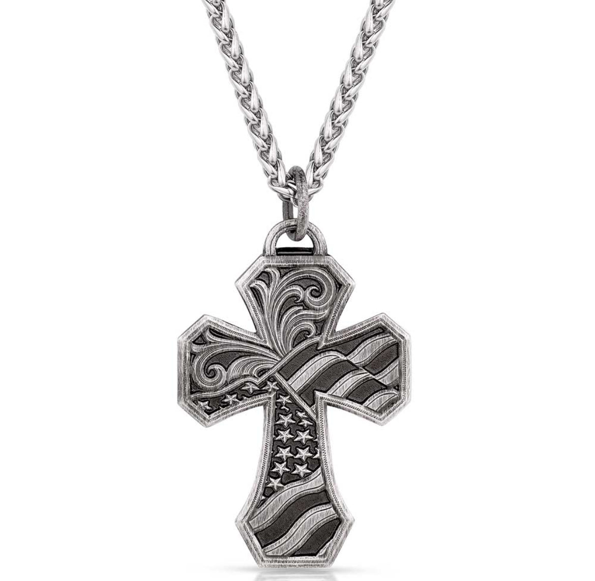 American Made Tradition Cross Necklace