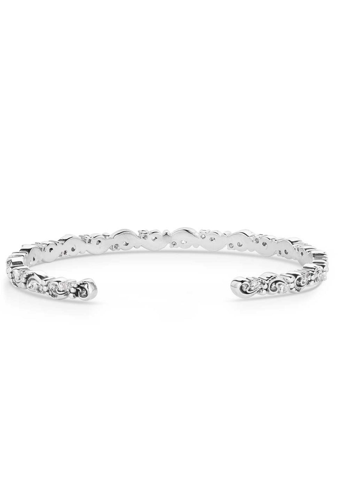Windblown Elegance Crystal Bracelet