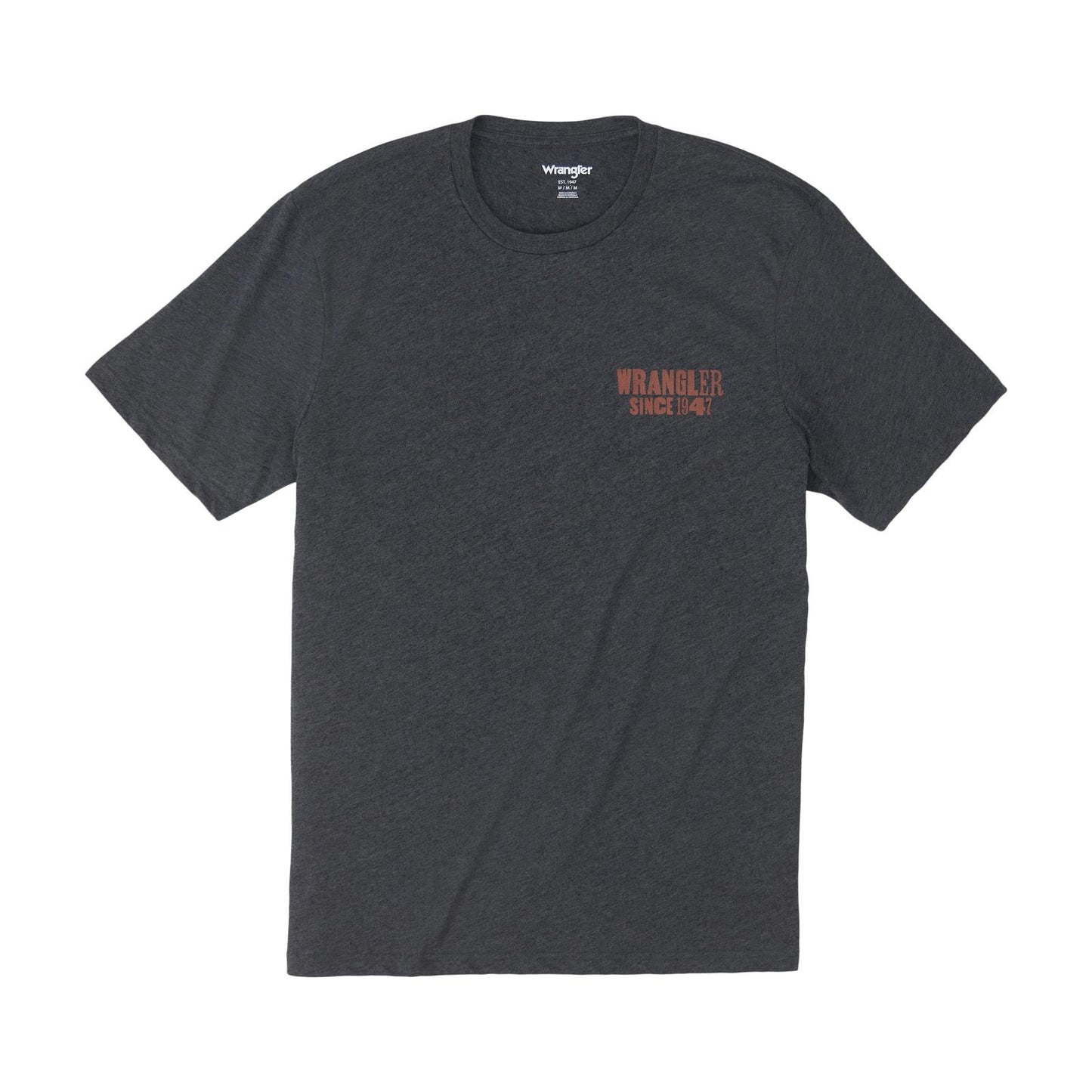 Wrangler® Graphic Short Sleeve T-Shirt - Regular Fit - Washed Black (0075)