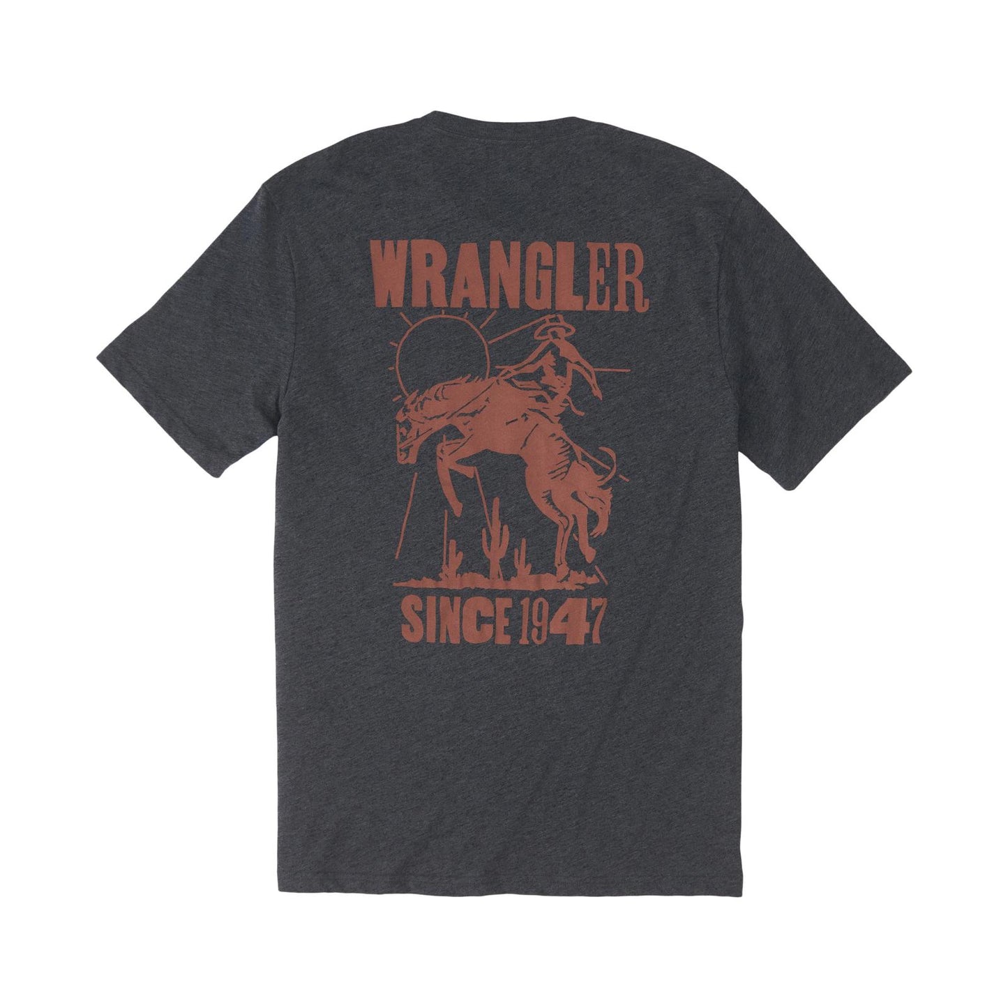 Wrangler® Graphic Short Sleeve T-Shirt - Regular Fit - Washed Black (0075)