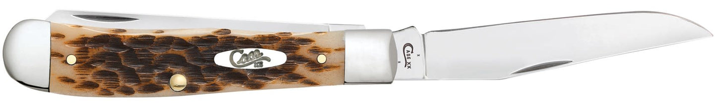 Peach Seed Jig Amber Bone Trapper with Clip (06540)