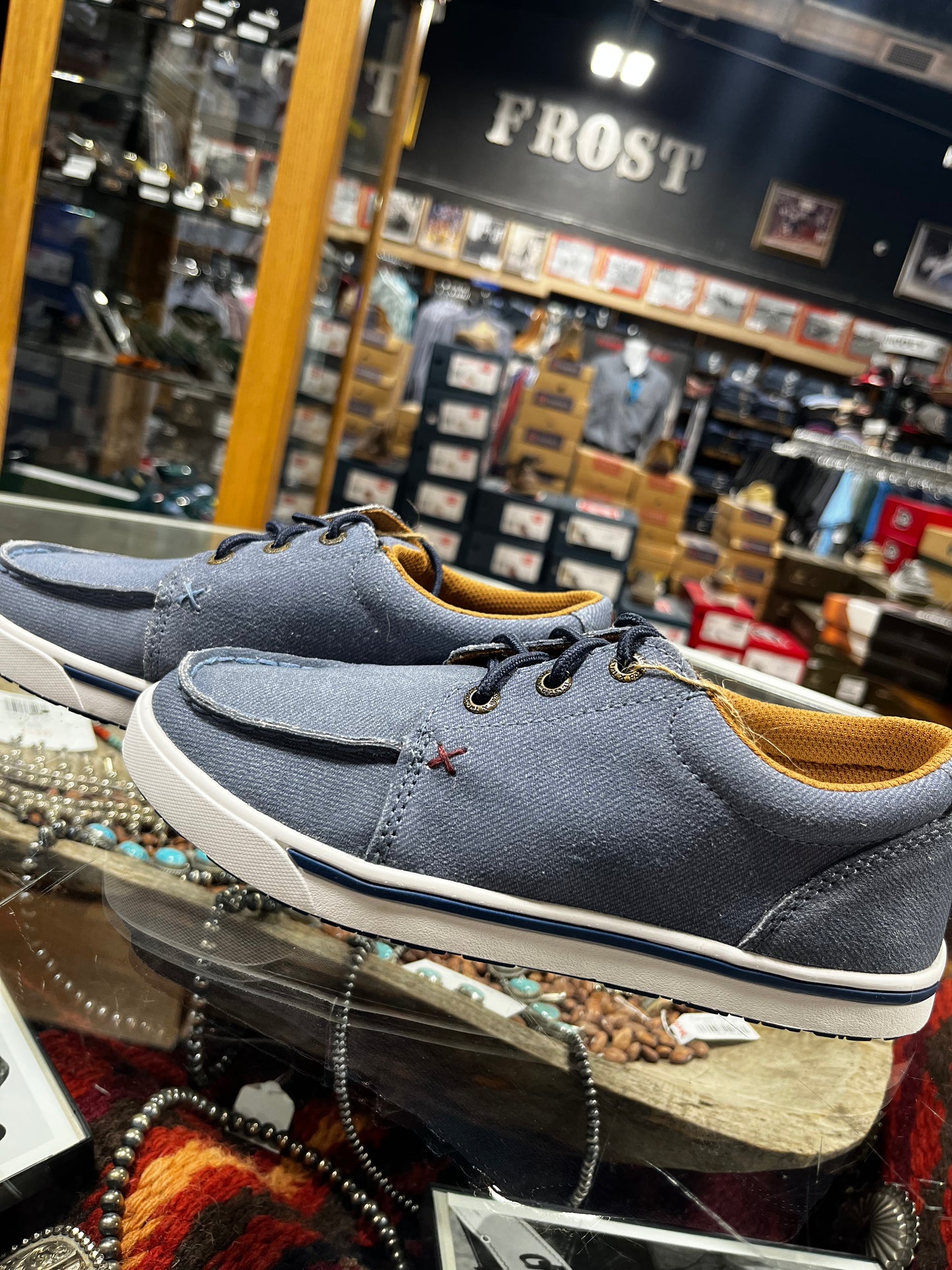 Denim Blue Twisted X Kids Kicks