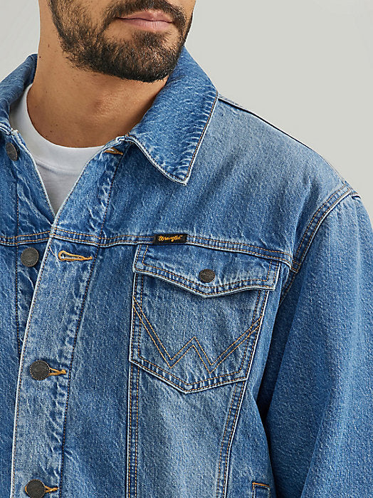 Men’s Wrangler Sherpa Lined Denim Jacket