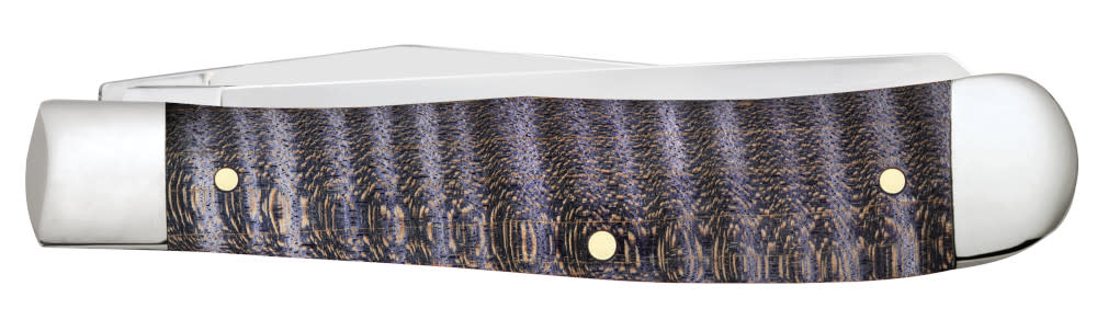 Case Smooth Purple Curly Maple Trapper (80540)
