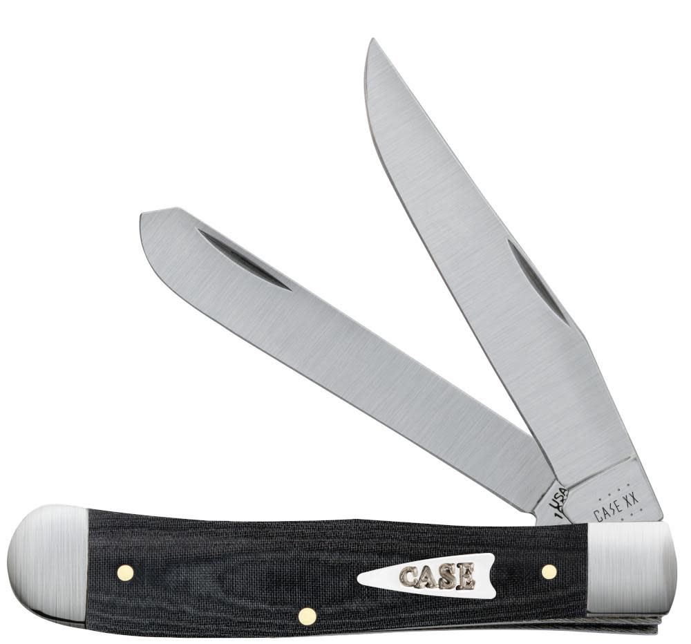 Case Smooth Black Micarta® Trapper (27730)