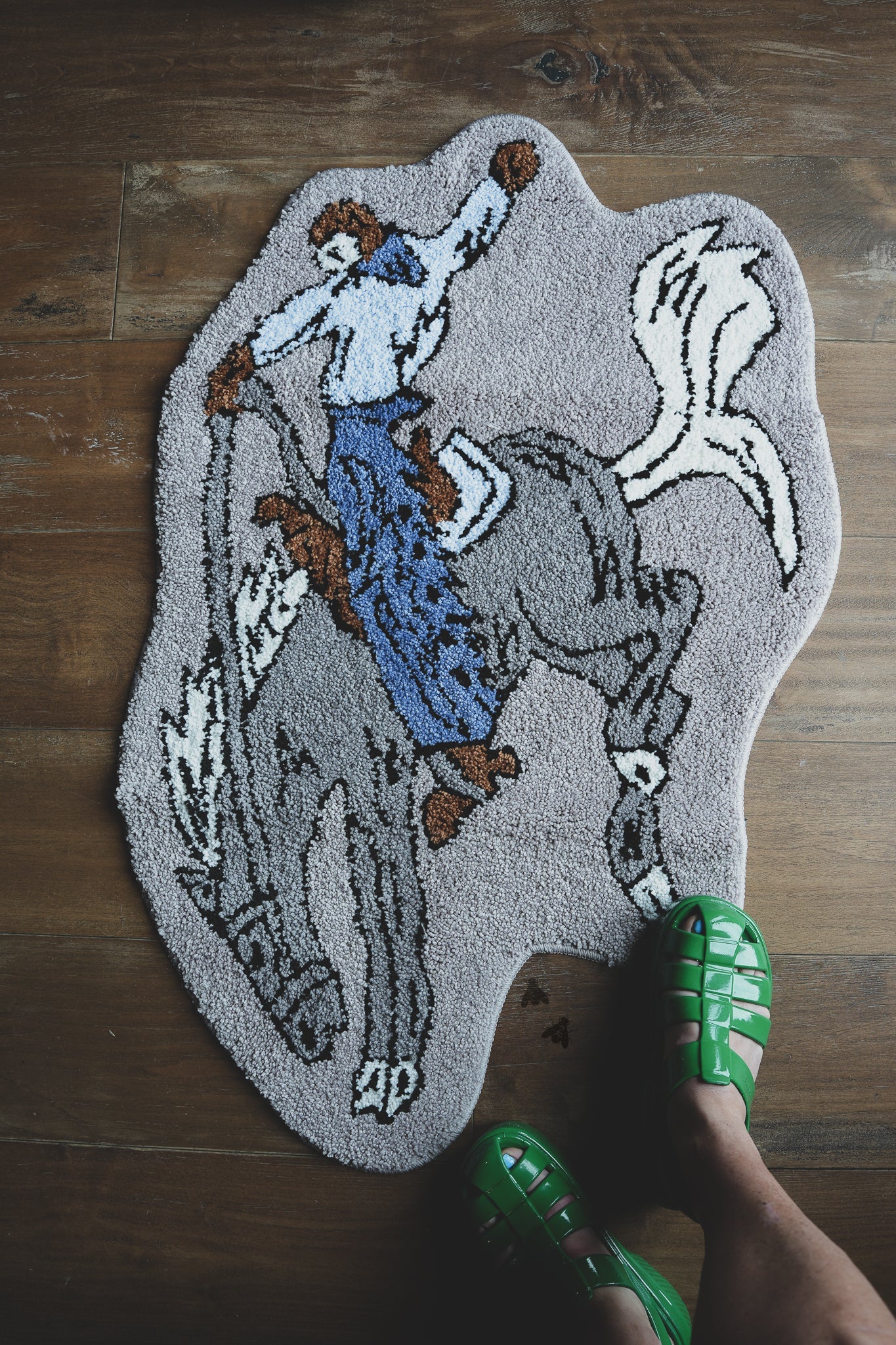 Bronc Buster Rodeo Rug
