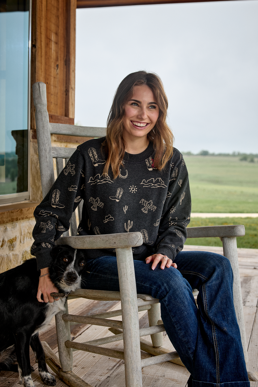 Western Vibes Sweatshirt (2737)