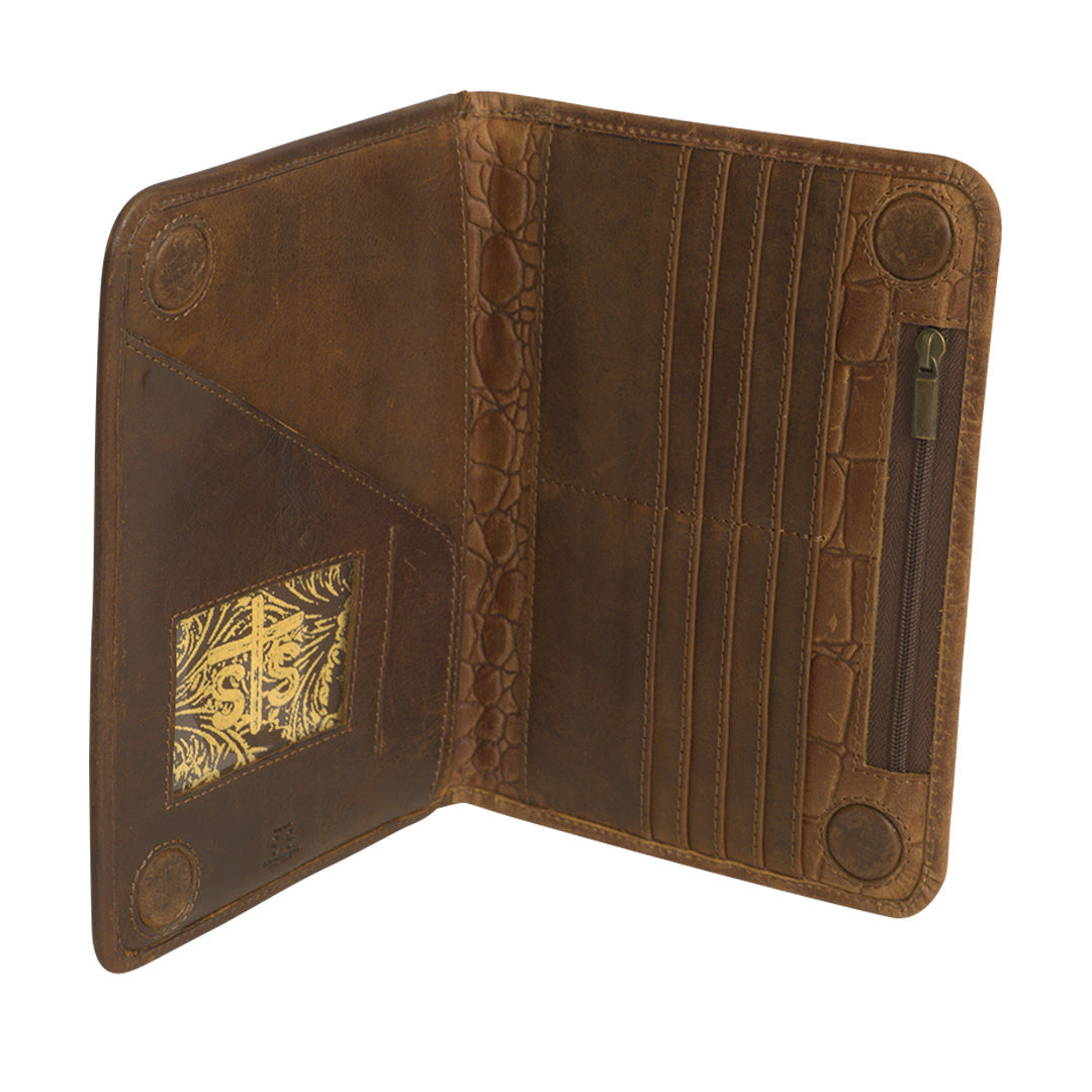 CATALINA CROC MAGNETIC WALLET