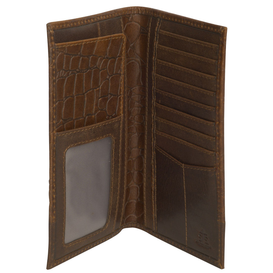 MEN'S CROC LONG BIFOLD