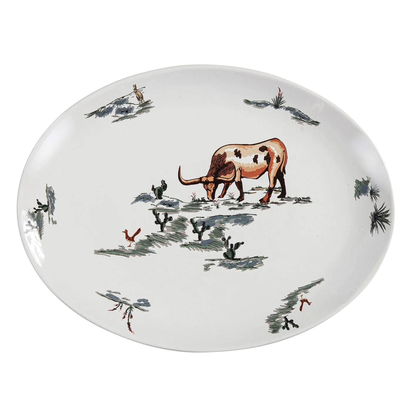 Ranch Life 14PC Melamine Dinnerware Set