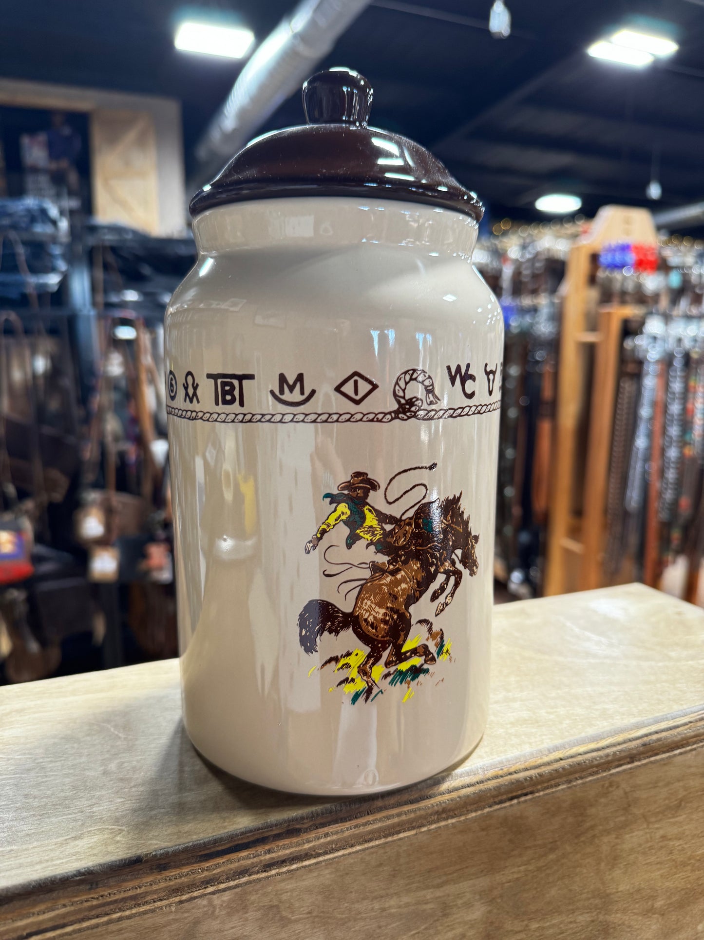 Ceramic Canister Bronco