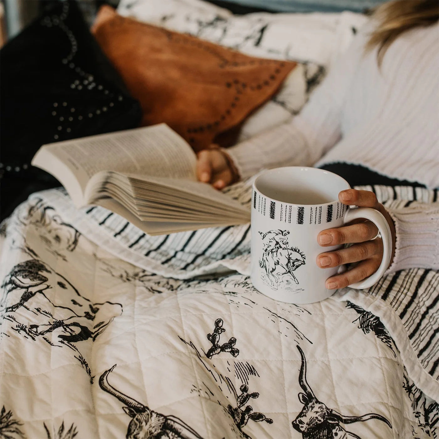 Ranch Life Printed Reversible Quilt Set