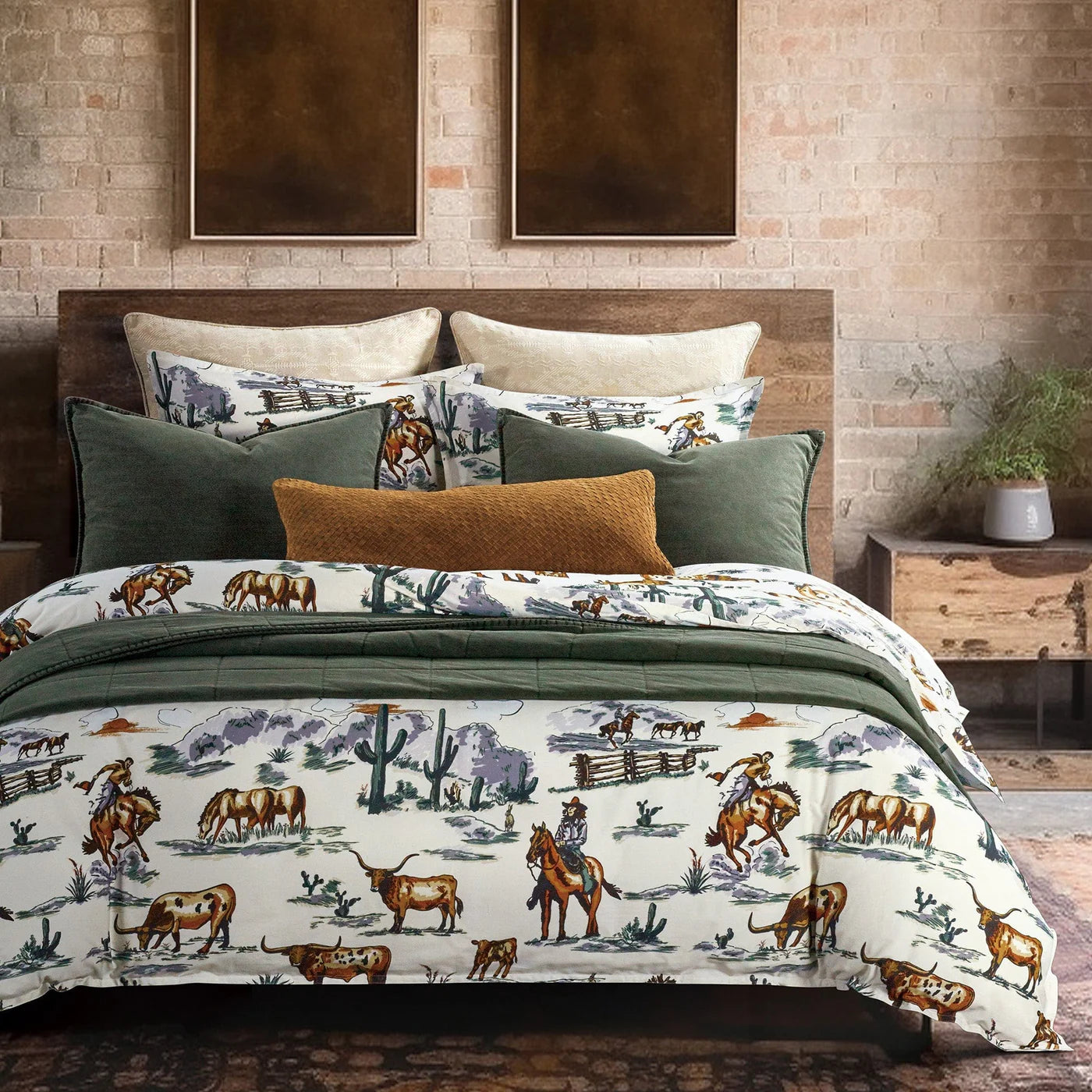 Ranch Life Reversible Bedding Set