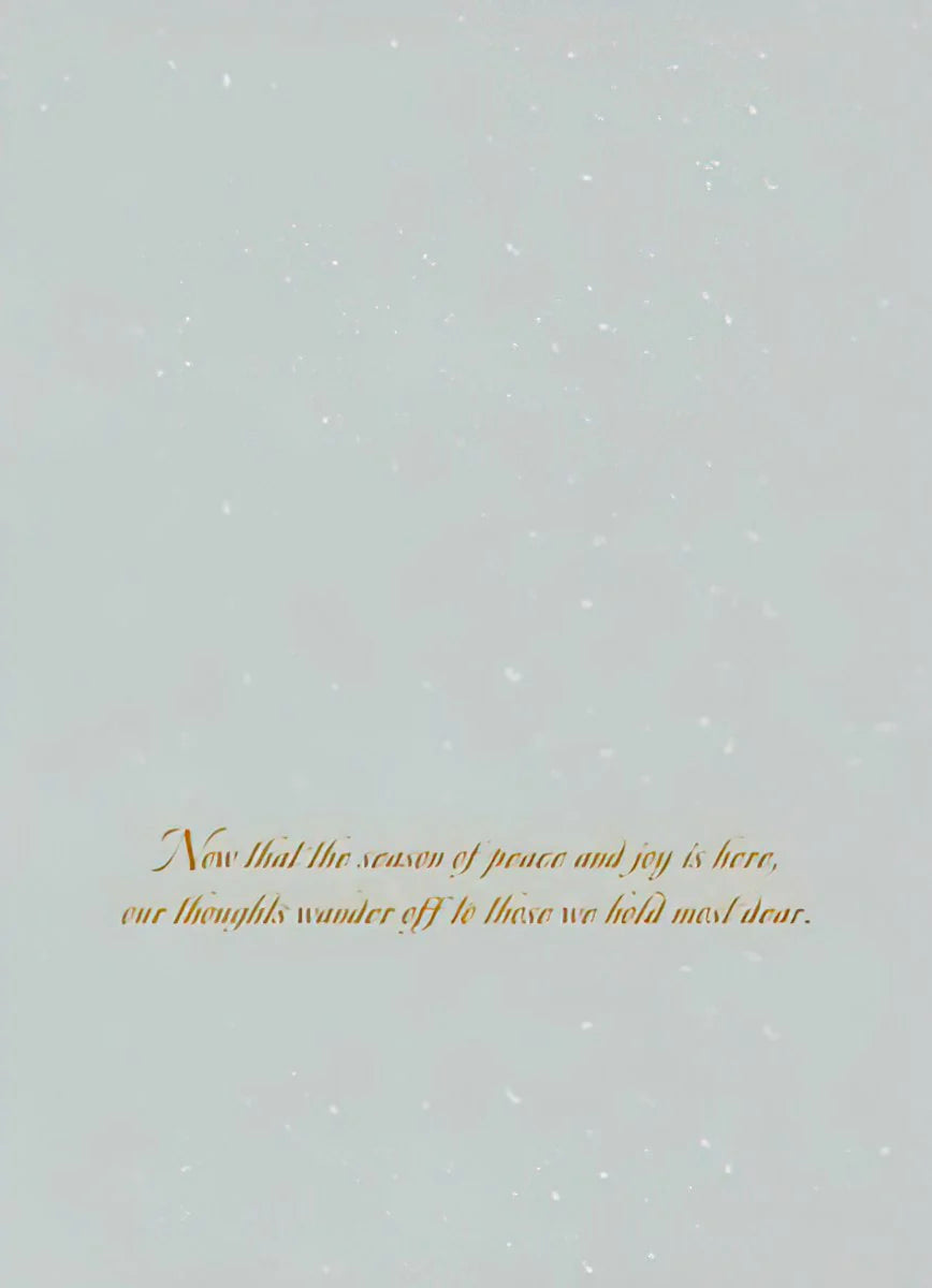 Season Of Peace And Joy Cowboy In Snow Card Set