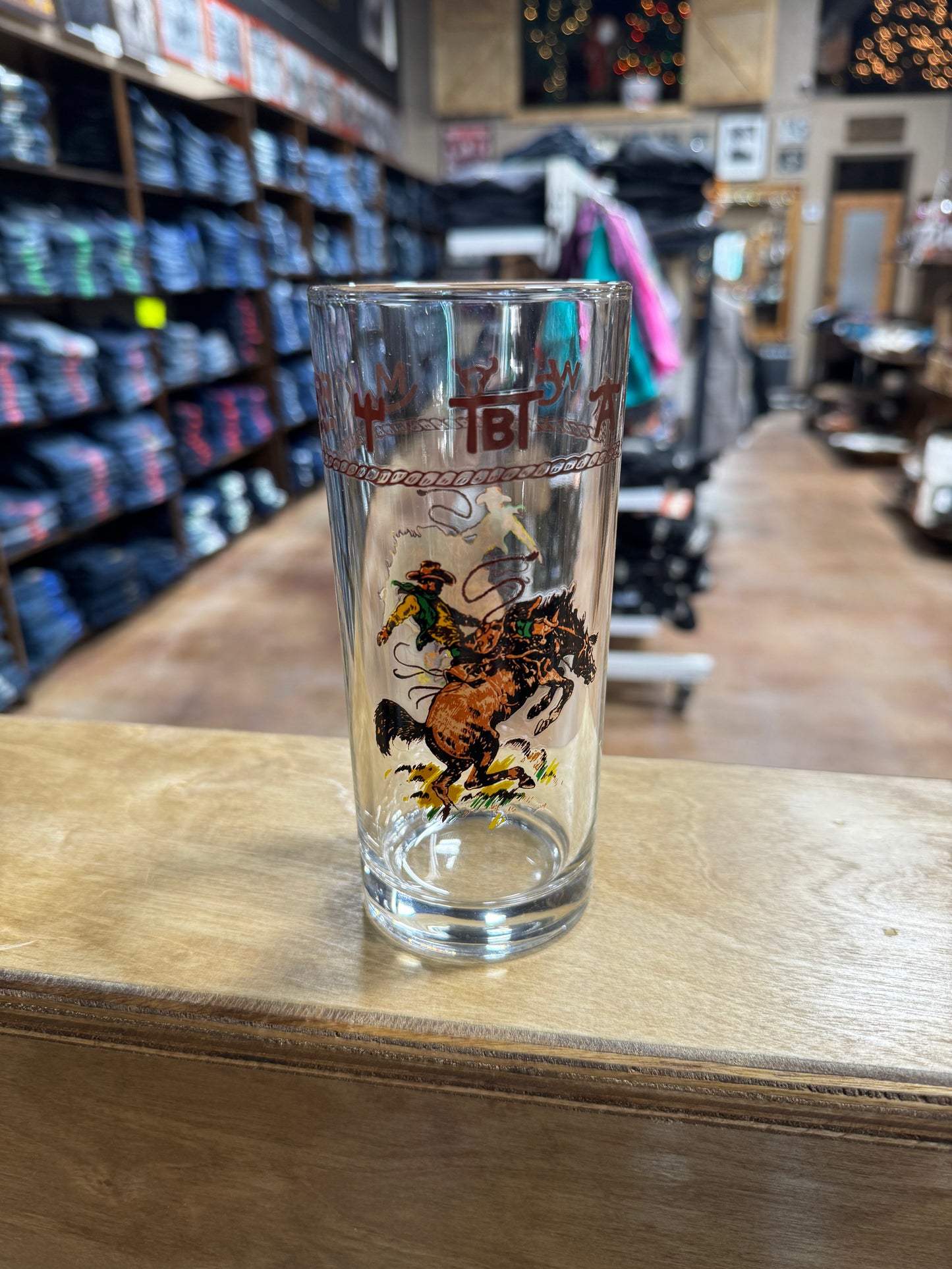 Bronco Water/iced Tea Glasses