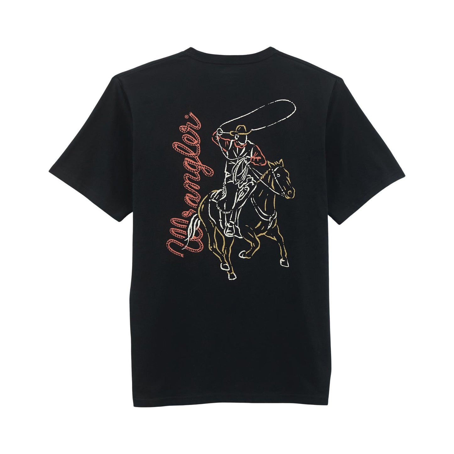Wrangler® Graphic Short Sleeve T-shirt - Regular Fit - Jet Black