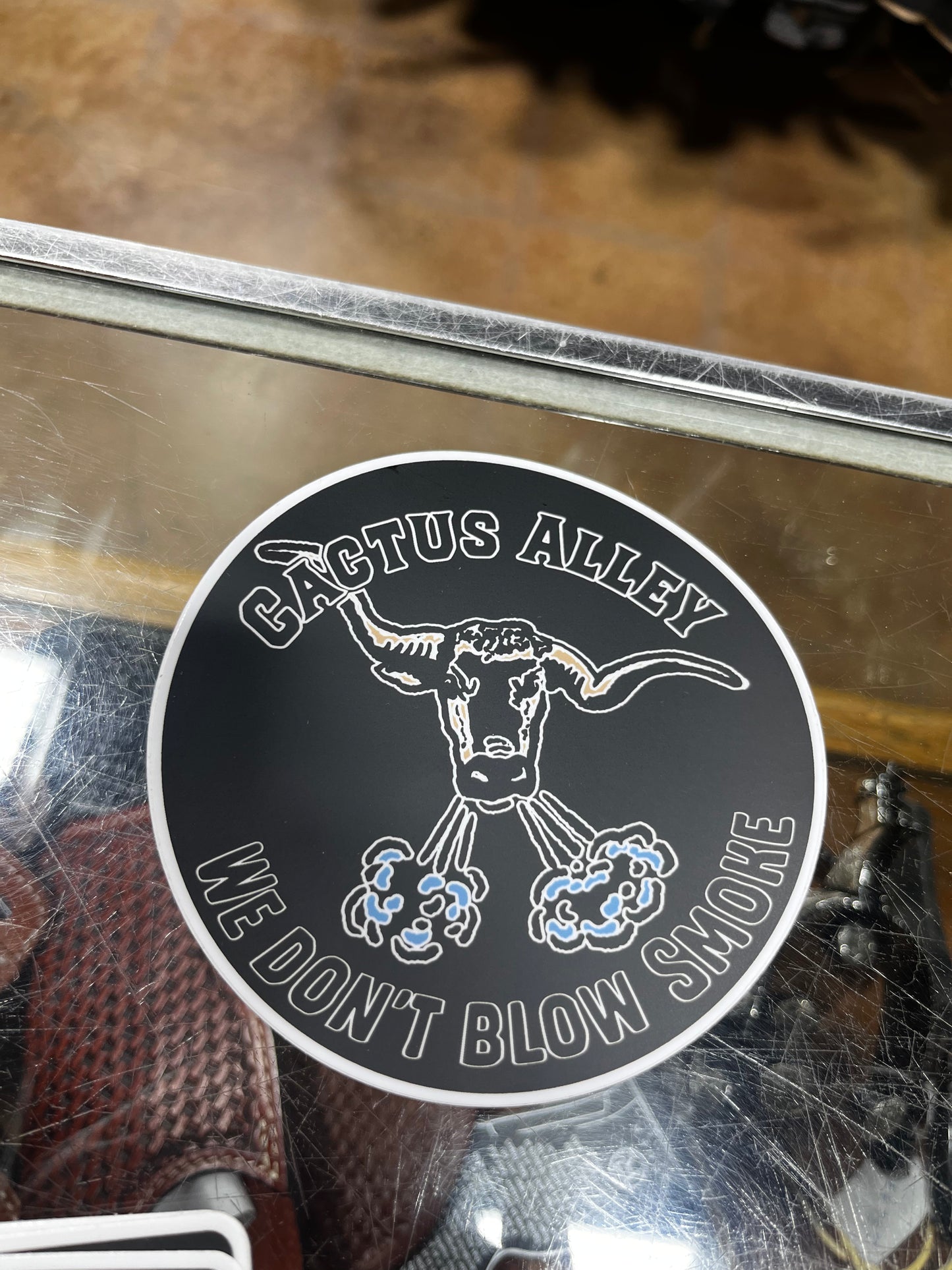 We Don’t Blow Smoke Sticker