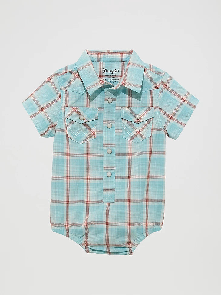Light blue kids button up jumper